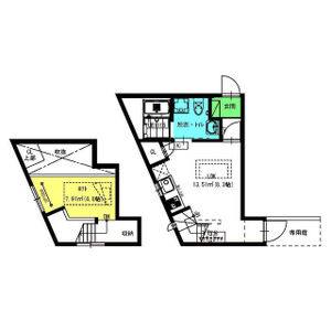 ワンルーム 間取り図