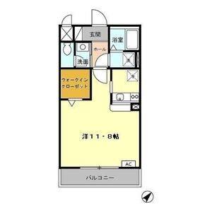 ワンルーム 間取り図