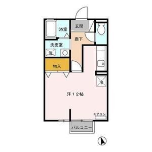 ワンルーム 間取り図