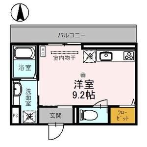 ワンルーム 間取り図