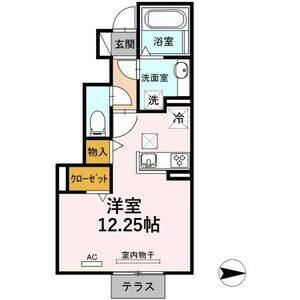 ワンルーム 間取り図