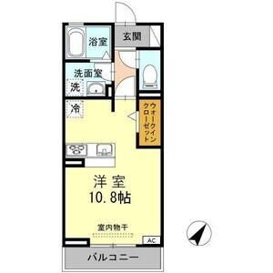 ワンルーム 間取り図