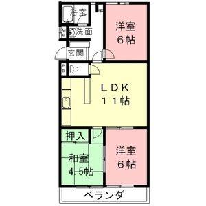 3LDK 間取り図