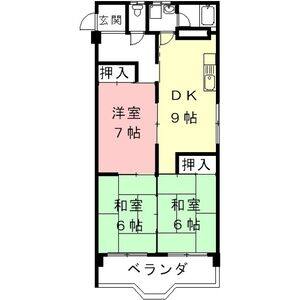 3DK 間取り図