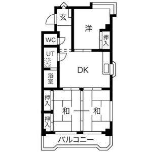 3DK 間取り図