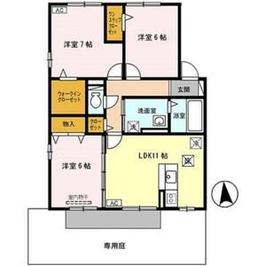 3LDK 間取り図