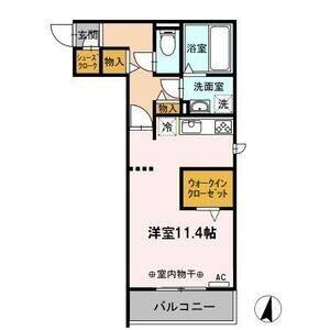 ワンルーム 間取り図