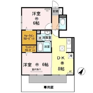 2DK 間取り図
