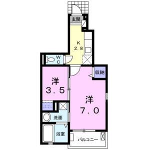 2K 間取り図