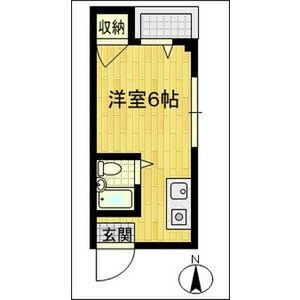 ワンルーム 間取り図