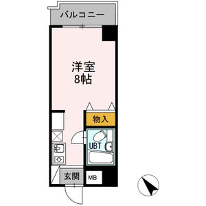 ワンルーム 間取り図