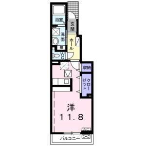 ワンルーム 間取り図