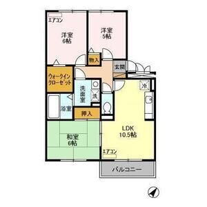 3LDK 間取り図