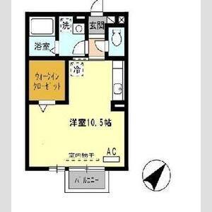ワンルーム 間取り図