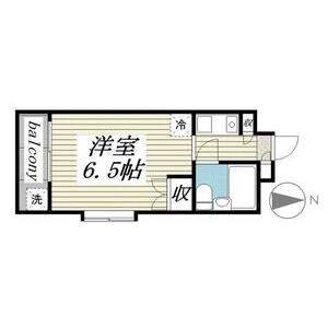 ワンルーム 間取り図