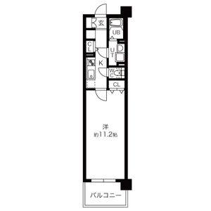 ワンルーム 間取り図