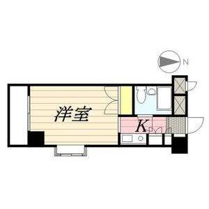 ワンルーム 間取り図