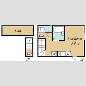 ワンルーム 間取り図