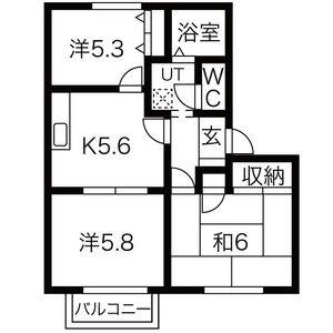 3K 間取り図