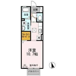 ワンルーム 間取り図