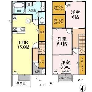 3LDK 間取り図