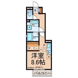 ワンルーム 間取り図