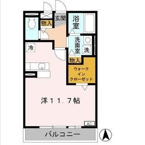 ワンルーム 間取り図