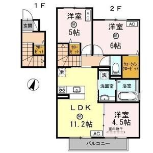 3LDK 間取り図