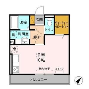 ワンルーム 間取り図