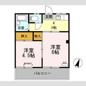 2K 間取り図