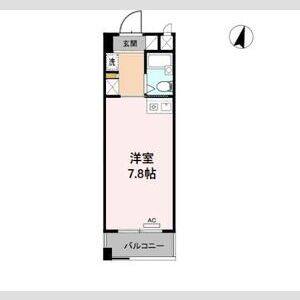 ワンルーム 間取り図