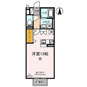 ワンルーム 間取り図