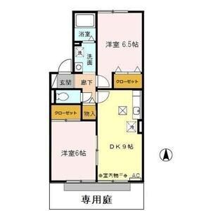 2DK 間取り図
