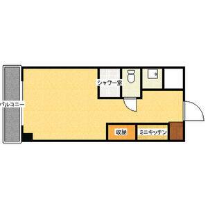 ワンルーム 間取り図