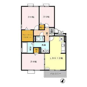 3LDK 間取り図