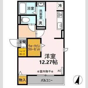 ワンルーム 間取り図