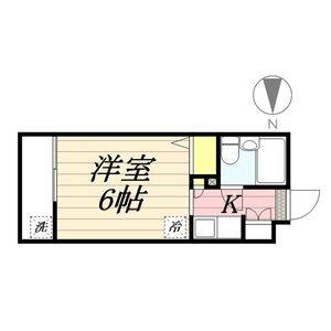 ワンルーム 間取り図