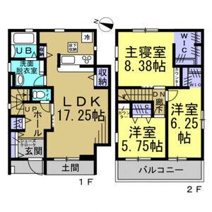 3LDK 間取り図