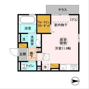 ワンルーム 間取り図