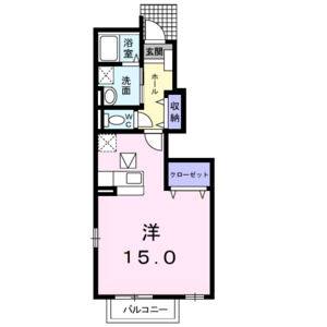 ワンルーム 間取り図
