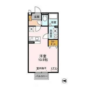 ワンルーム 間取り図
