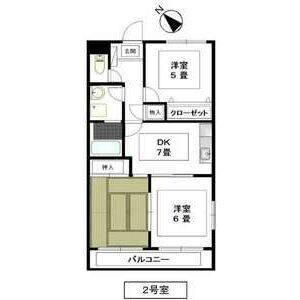 3DK 間取り図