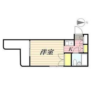 ワンルーム 間取り図