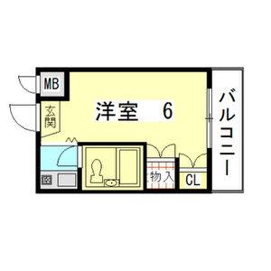 ワンルーム 間取り図