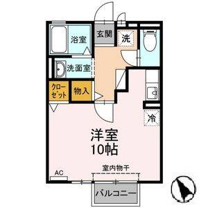 ワンルーム 間取り図