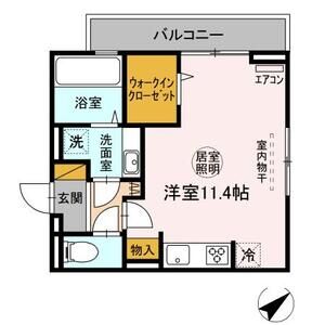 ワンルーム 間取り図