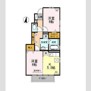 2K 間取り図