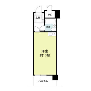 ワンルーム 間取り図