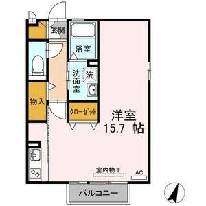 ワンルーム 間取り図