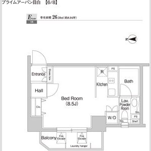 ワンルーム 間取り図